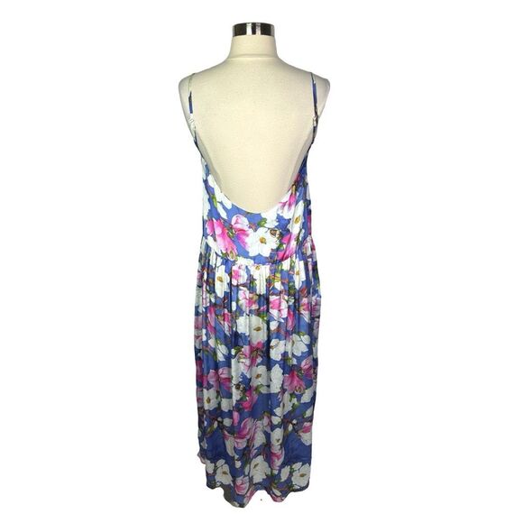 Giovanna Nicolai Floral Drop Waist Maxi Dress - Size 40 (US 4-6) - Picture 5 of 9